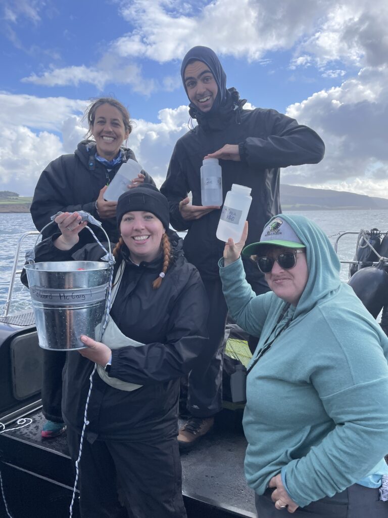 microplastics testing team