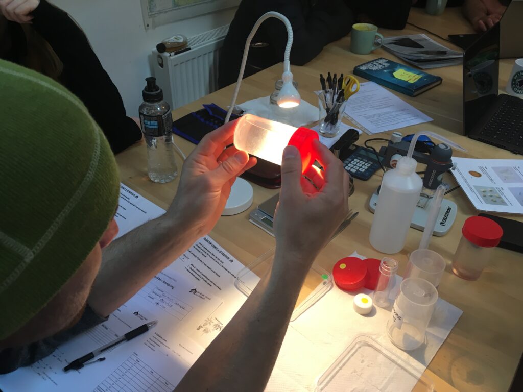 basking shark & plastics study